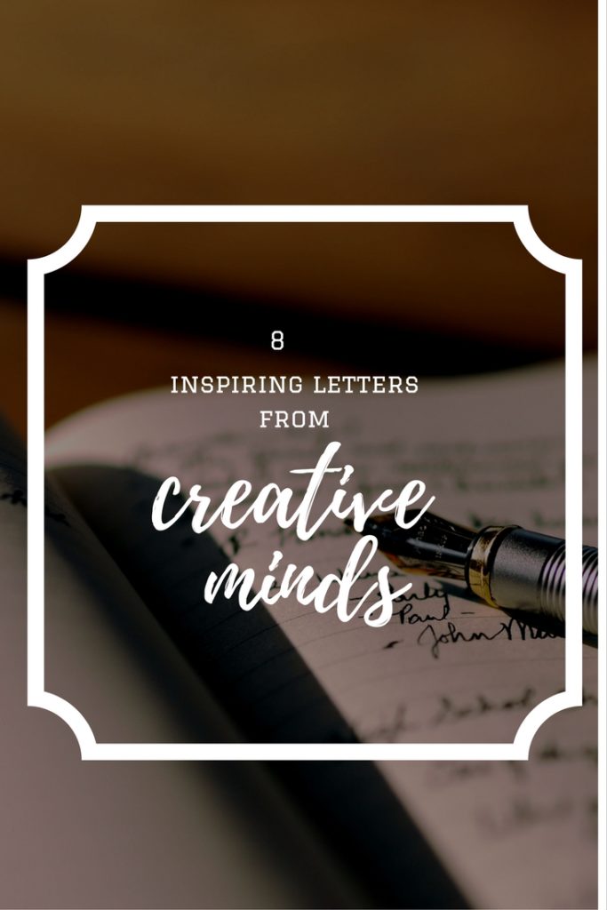 Letters from creatives at companies like Pixar and Disney inspire the next generation of artists.
