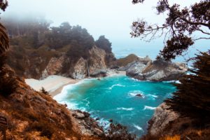 McWay Falls in Julia Pfeiffer Burns State Park. Big Sur, California.