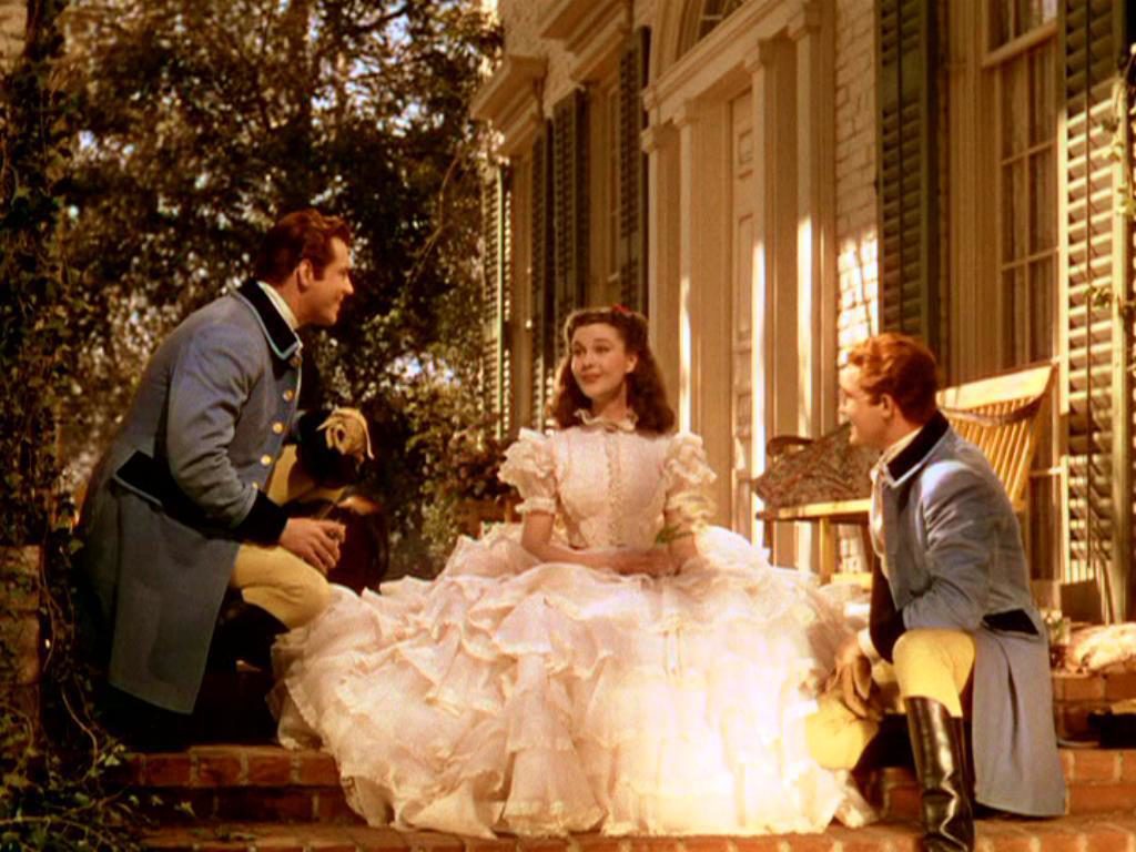 Vivien Leigh stars as Scarlett O'Hara in Gone With the Wind. 
