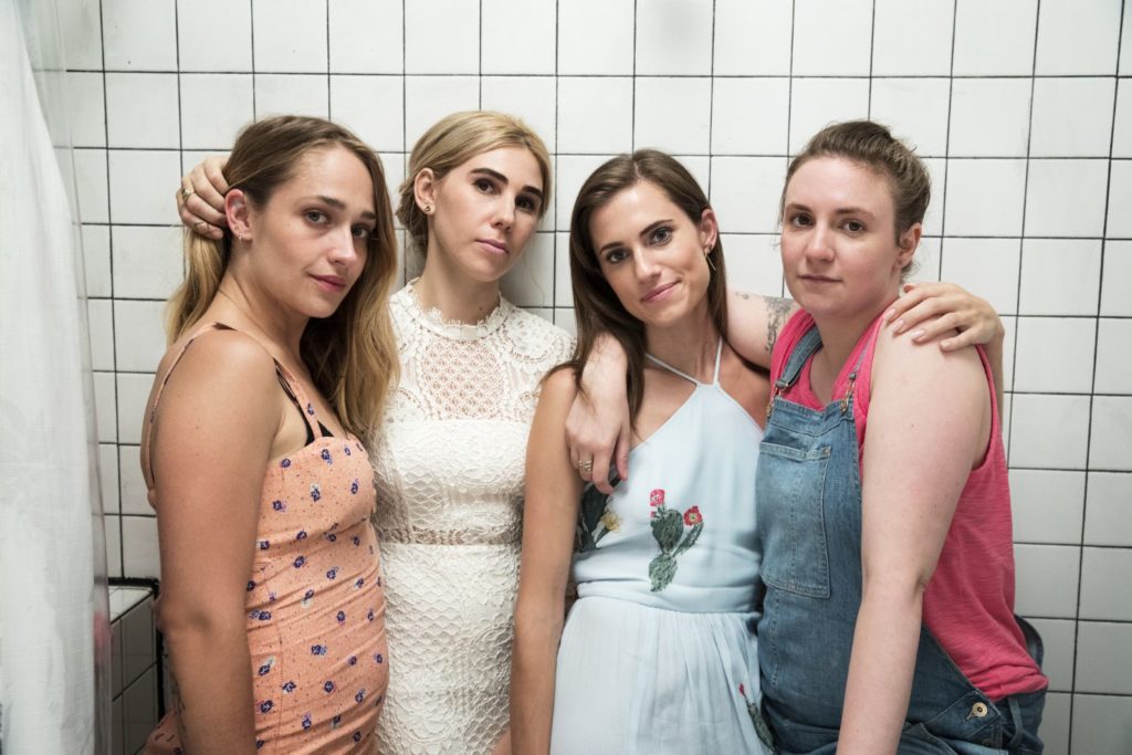 The ensemble cast of "Girls," 2011-2017