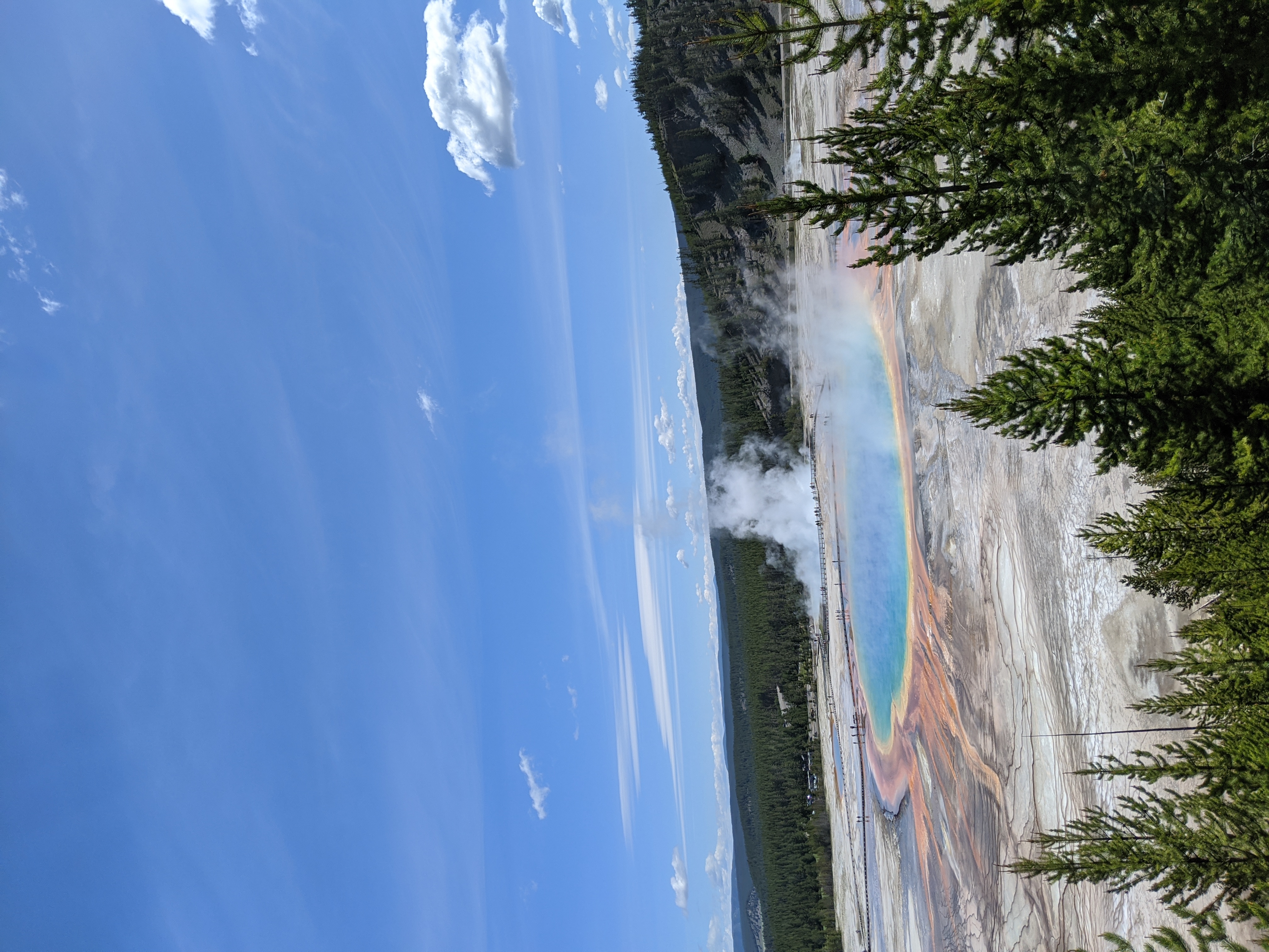 Visiting Yellowstone with the help of the Gypsy Guide app during Covid in 2020. 