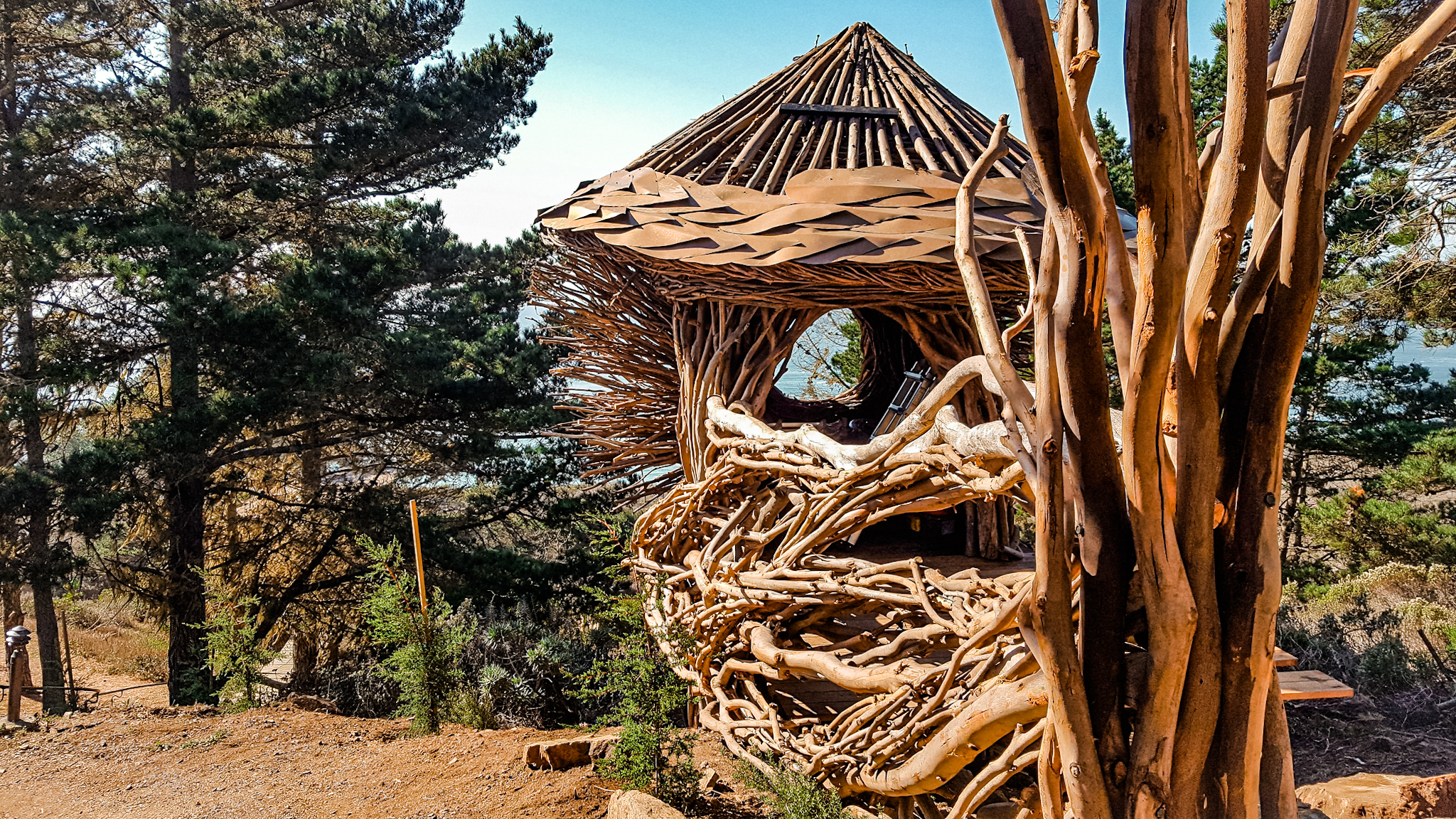 Twig Hut at Treebones Resort in Big Sur.