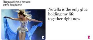 A Beyonce meme on Cosmopolitan's Instagram channel.
