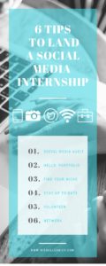 6 tips for preparing yourself to apply for social media internships, wow the panel, and get one step closer to getting your Snapchat on for a living.