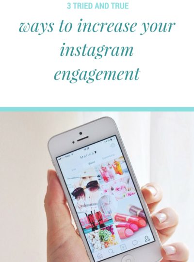 3 tried and true tips for increasing your Instagram engagement. Get more likes and beat the new algorithm with these 3 tips!