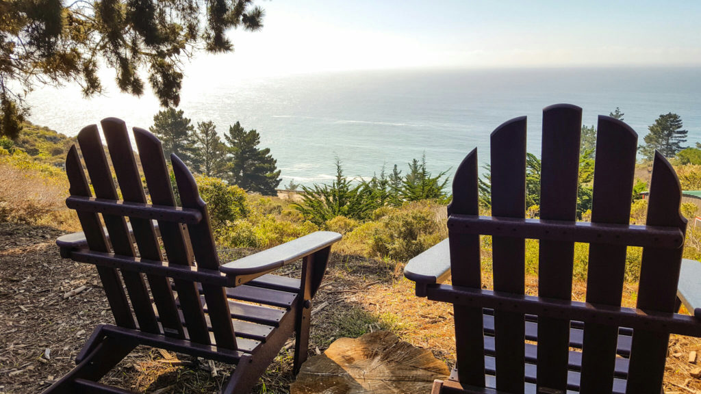 A view of the Big Sur Coast, California from Treebones Resort.