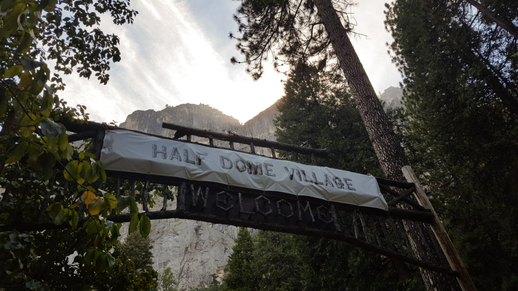 Half Dome Village, Yosemite National Park, California.