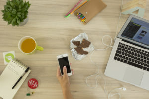Getting things done with chocolate. Multitasking!