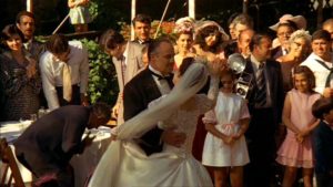Marlon Brando stars as Don Corleone in The Godfather.