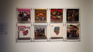 Psychedelic album art from the deYoung Museum Summer of Love exhibit.