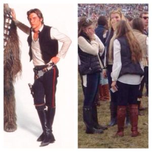 Han Solo season begins every fall with basic girl fashion.