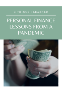 Personal Finance Lessons from a Pandemic